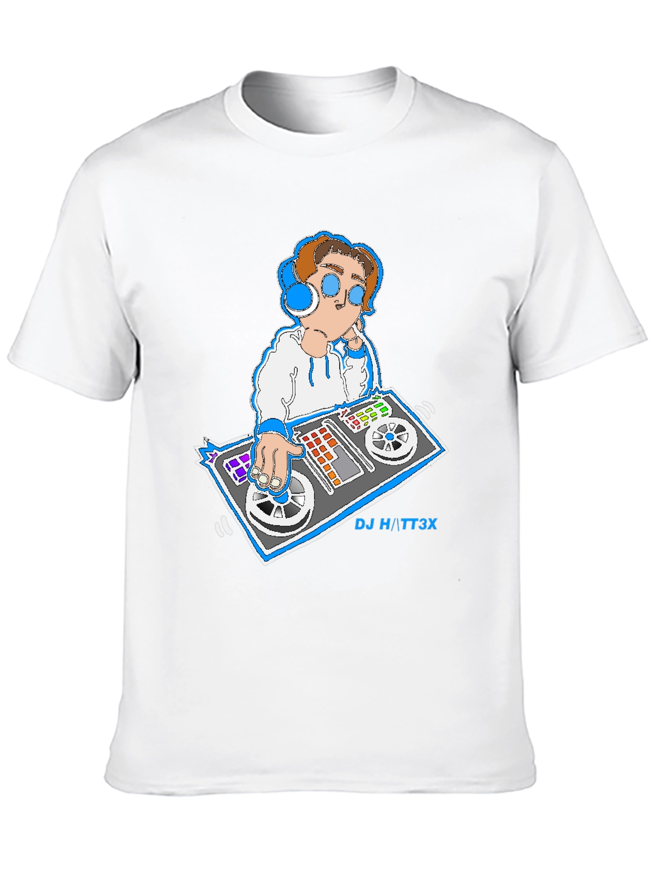 DJ Graphic T-Shirt - Cool & Casual Black Tee