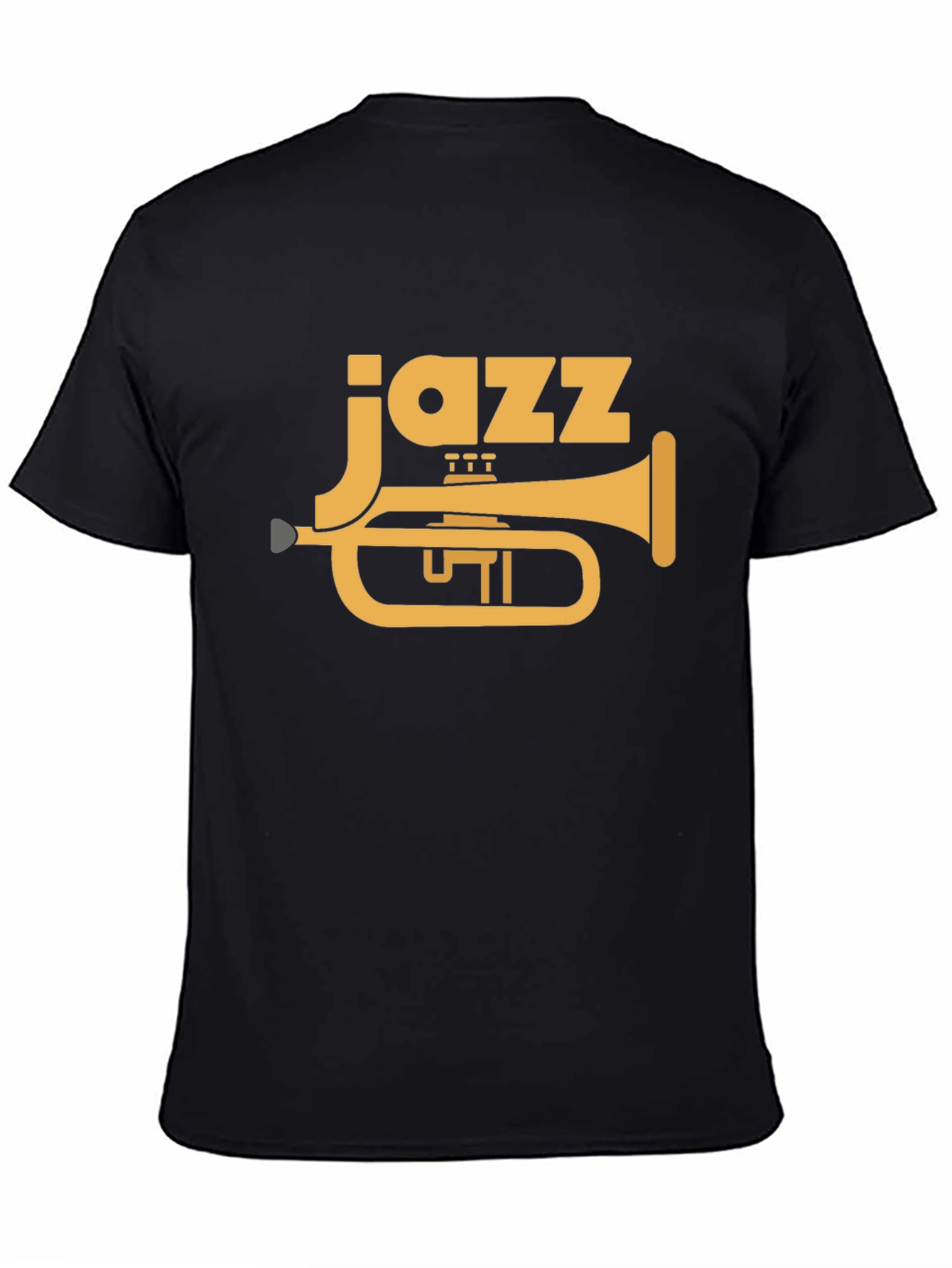 Jazz Trumpet Graphic Tee - Black