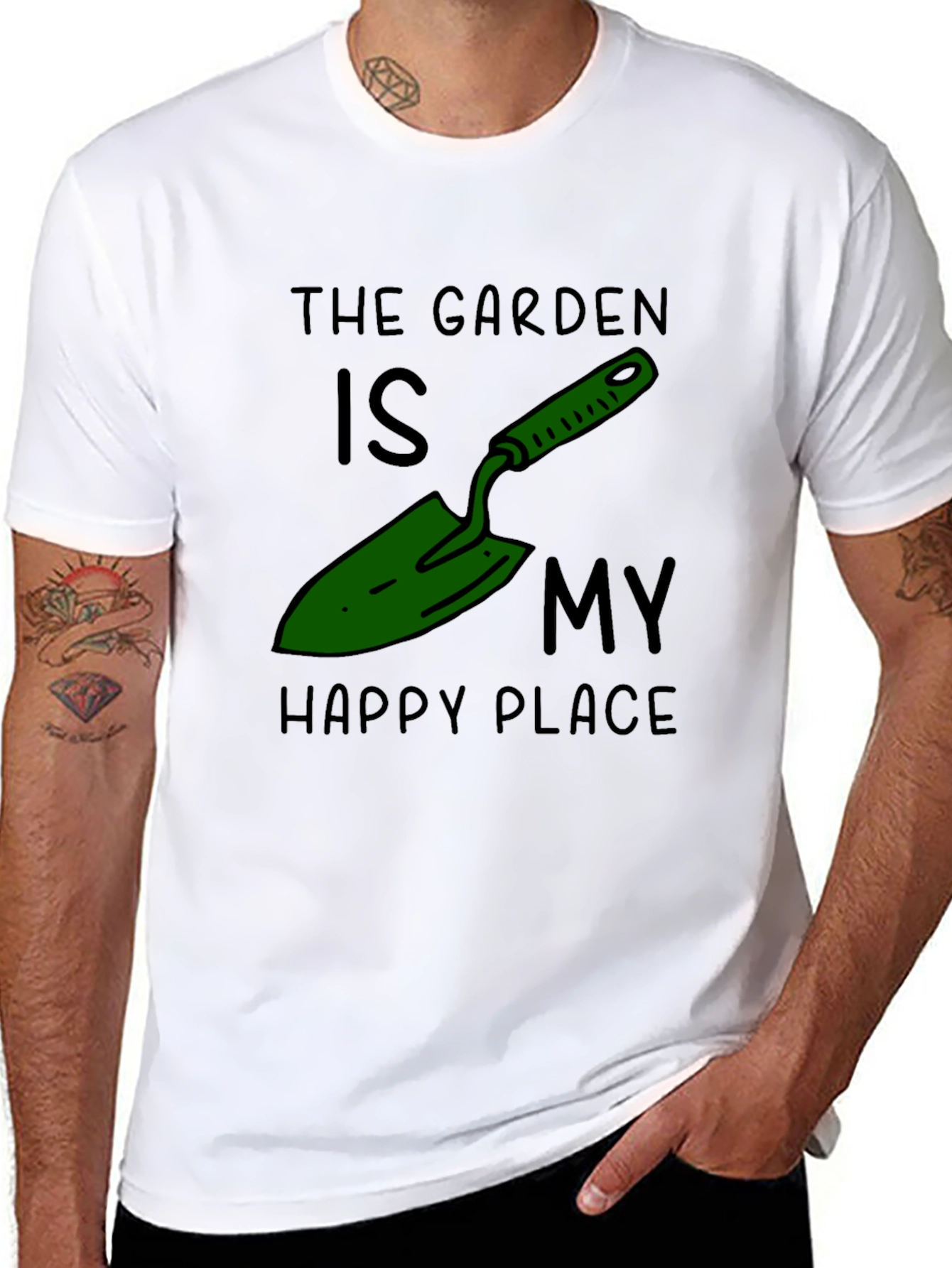 Gardening T-Shirt: The Garden Is My Happy Place