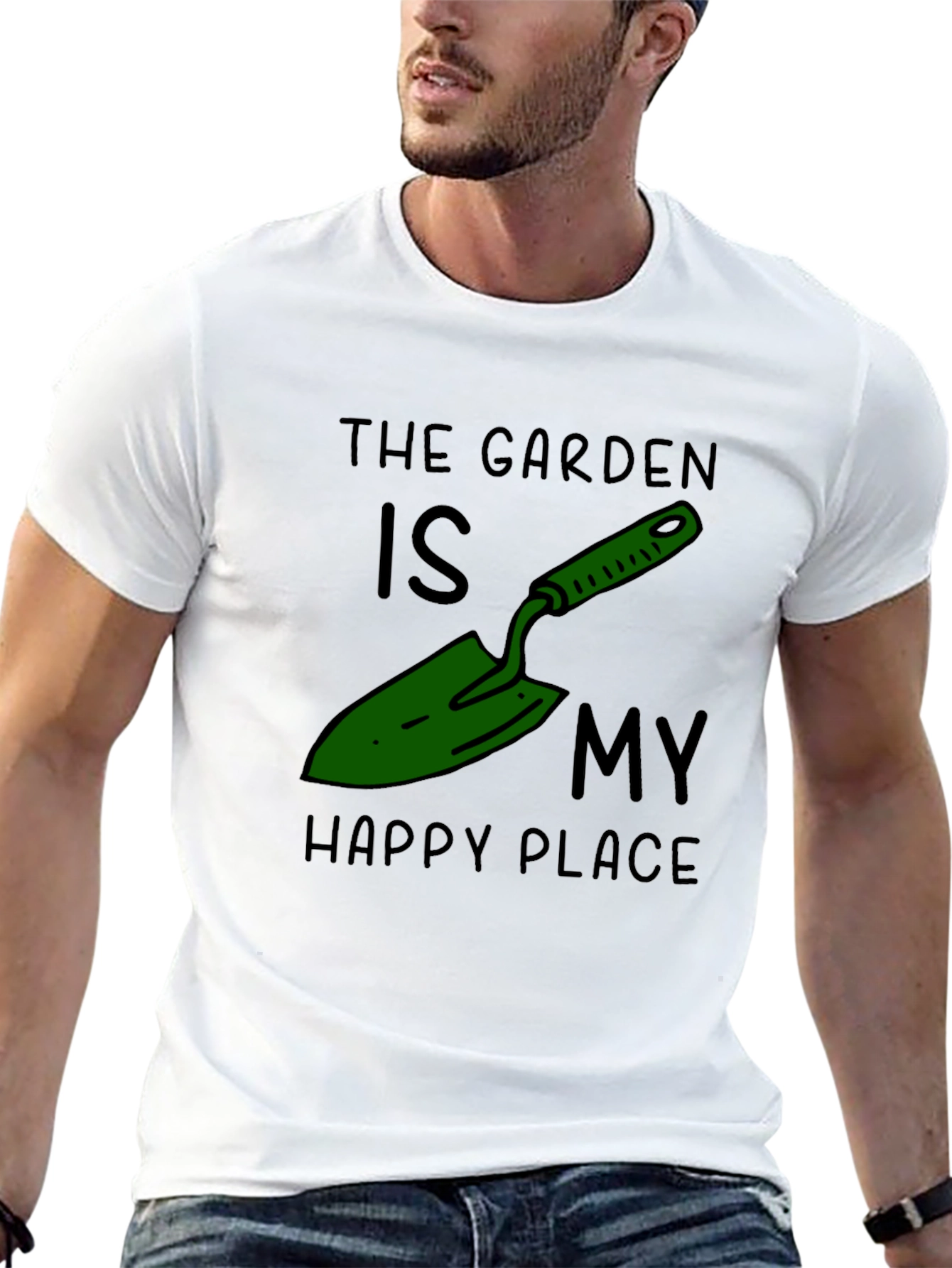 Gardening T-Shirt: The Garden Is My Happy Place