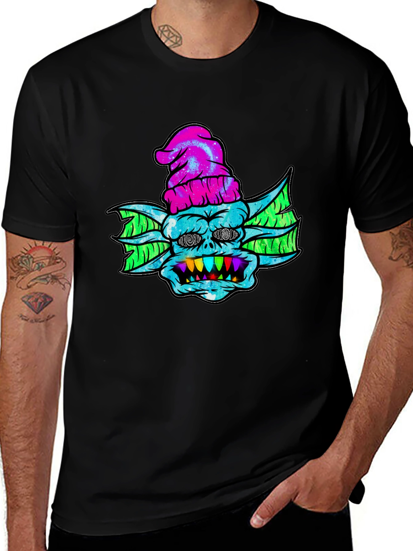 Grotesque Monster Graphic Tee