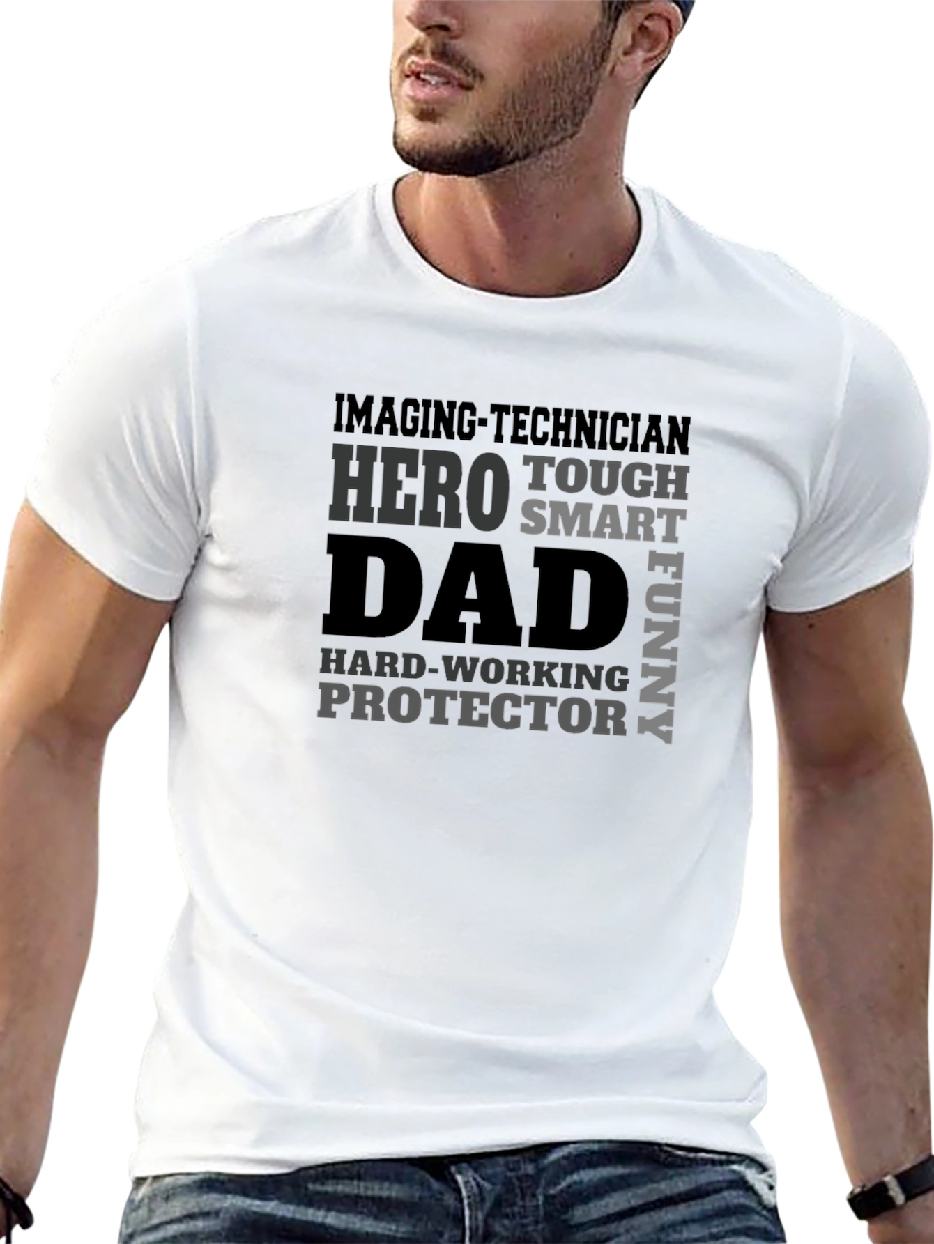 Imaging Technician Dad Hero T-Shirt