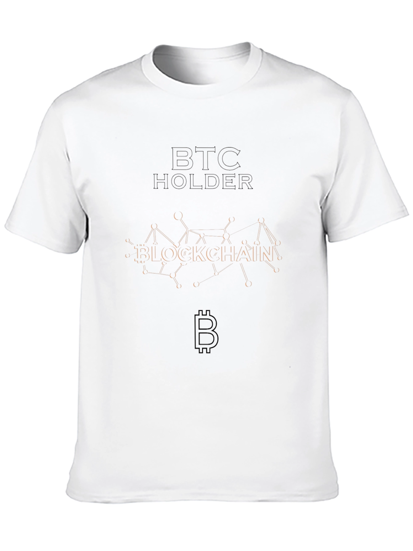 BTC Holder Blockchain Black Tee