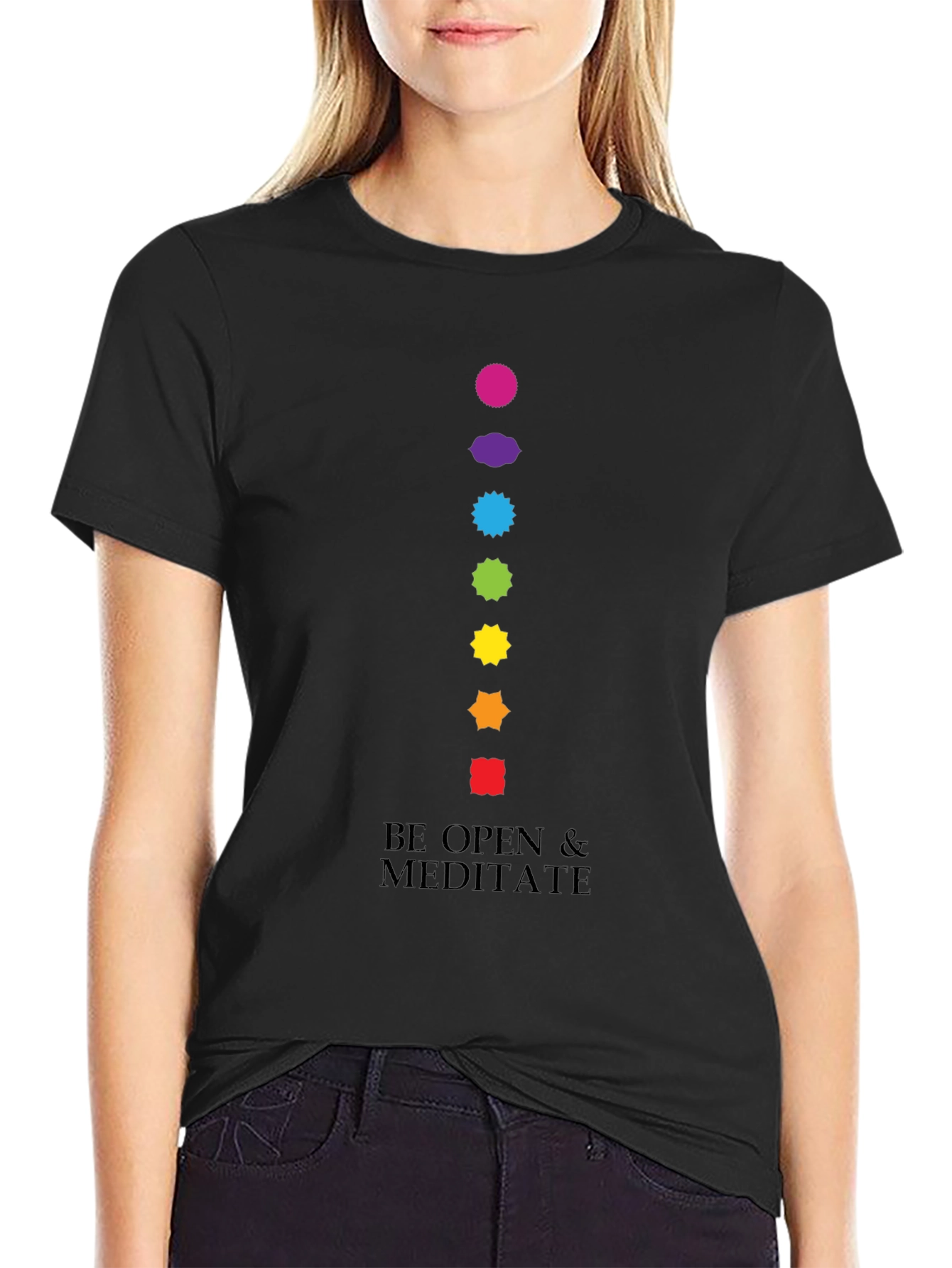 Chakra Meditation T-Shirt - Be Open