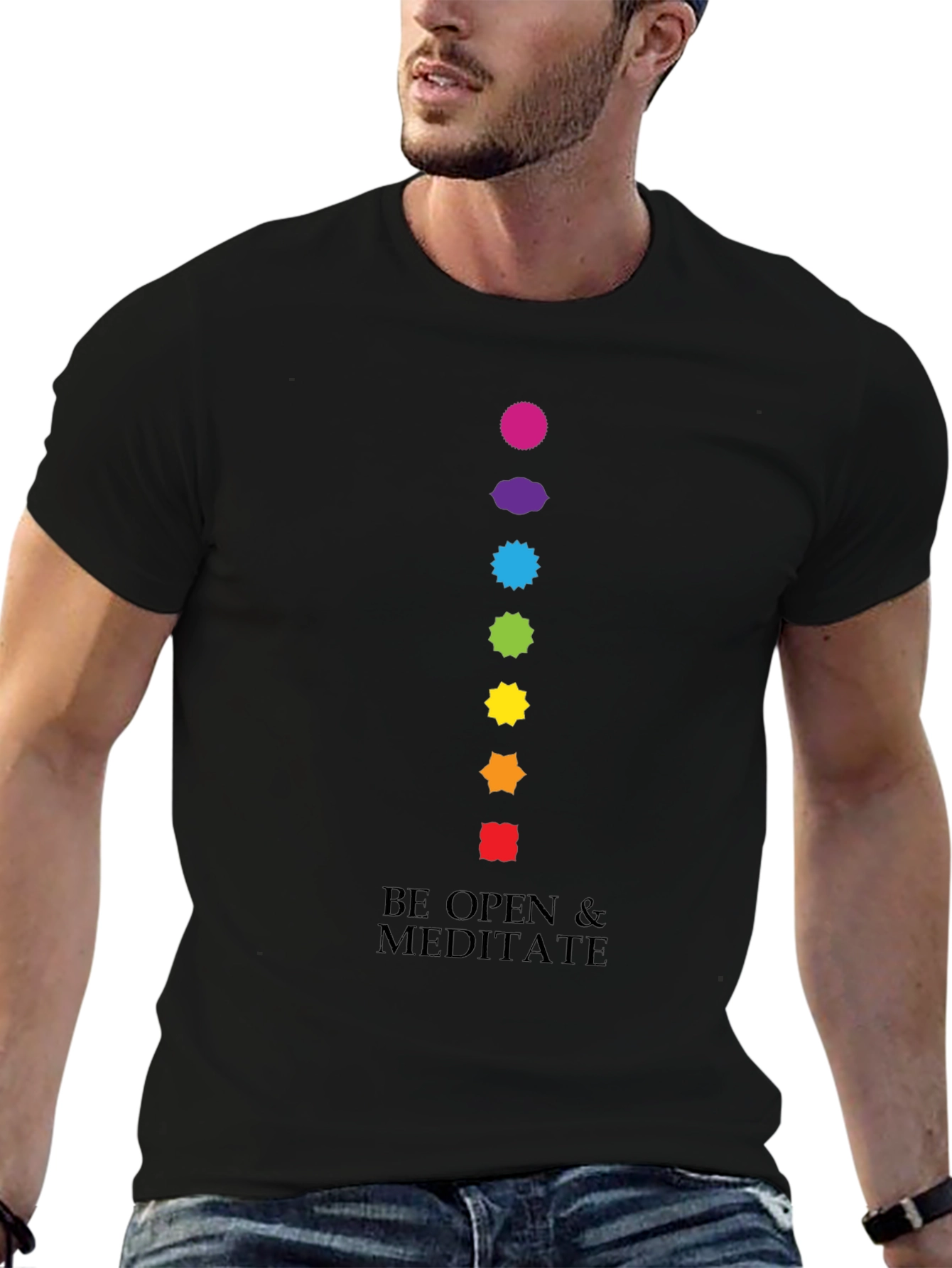 Chakra Meditation T-Shirt - Be Open