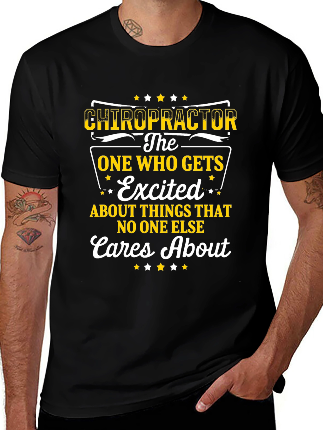 Chiropractor Excited Graphic T-Shirt
