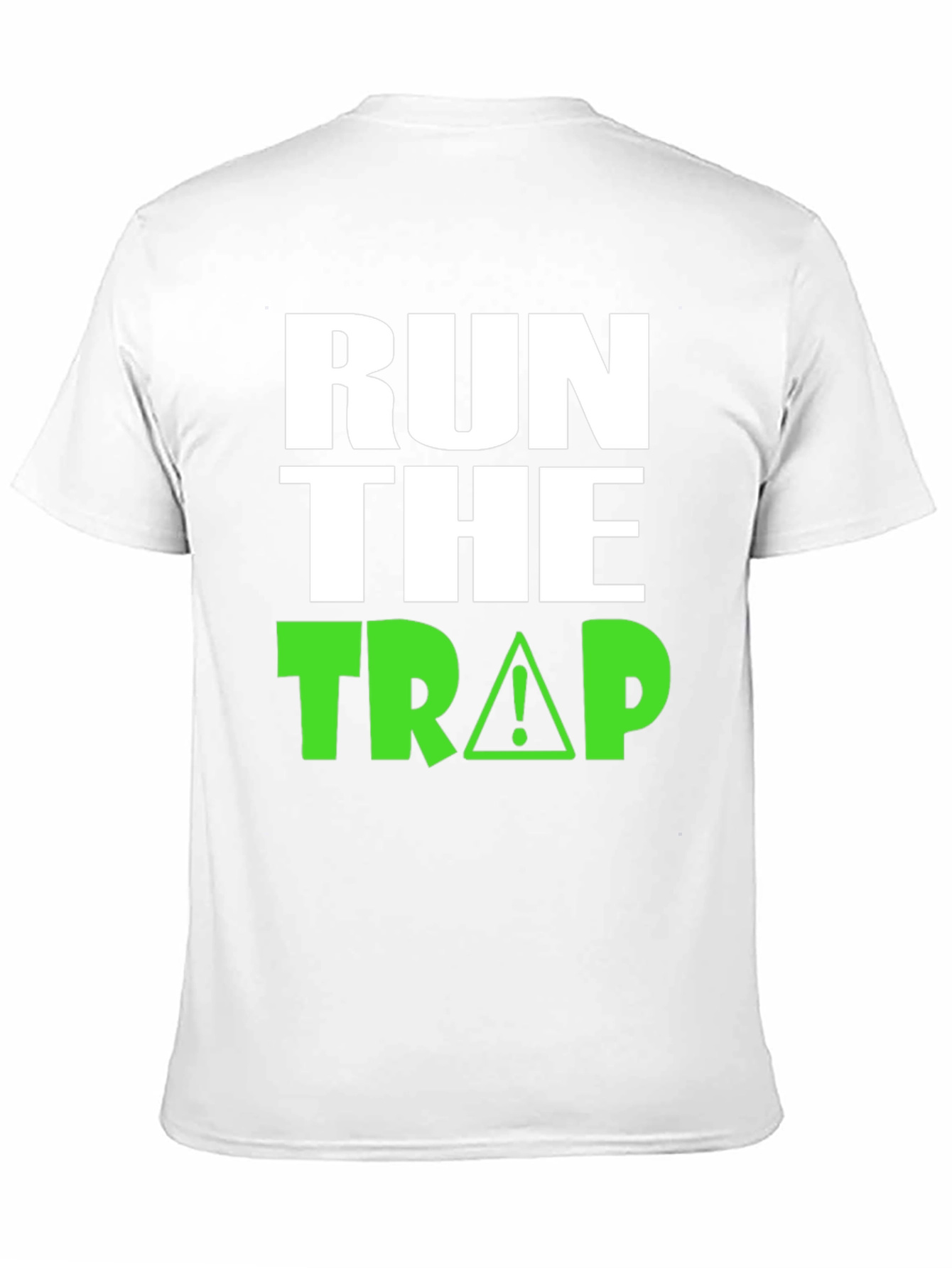 Run The Trap Graphic Tee - Black Cotton Blend