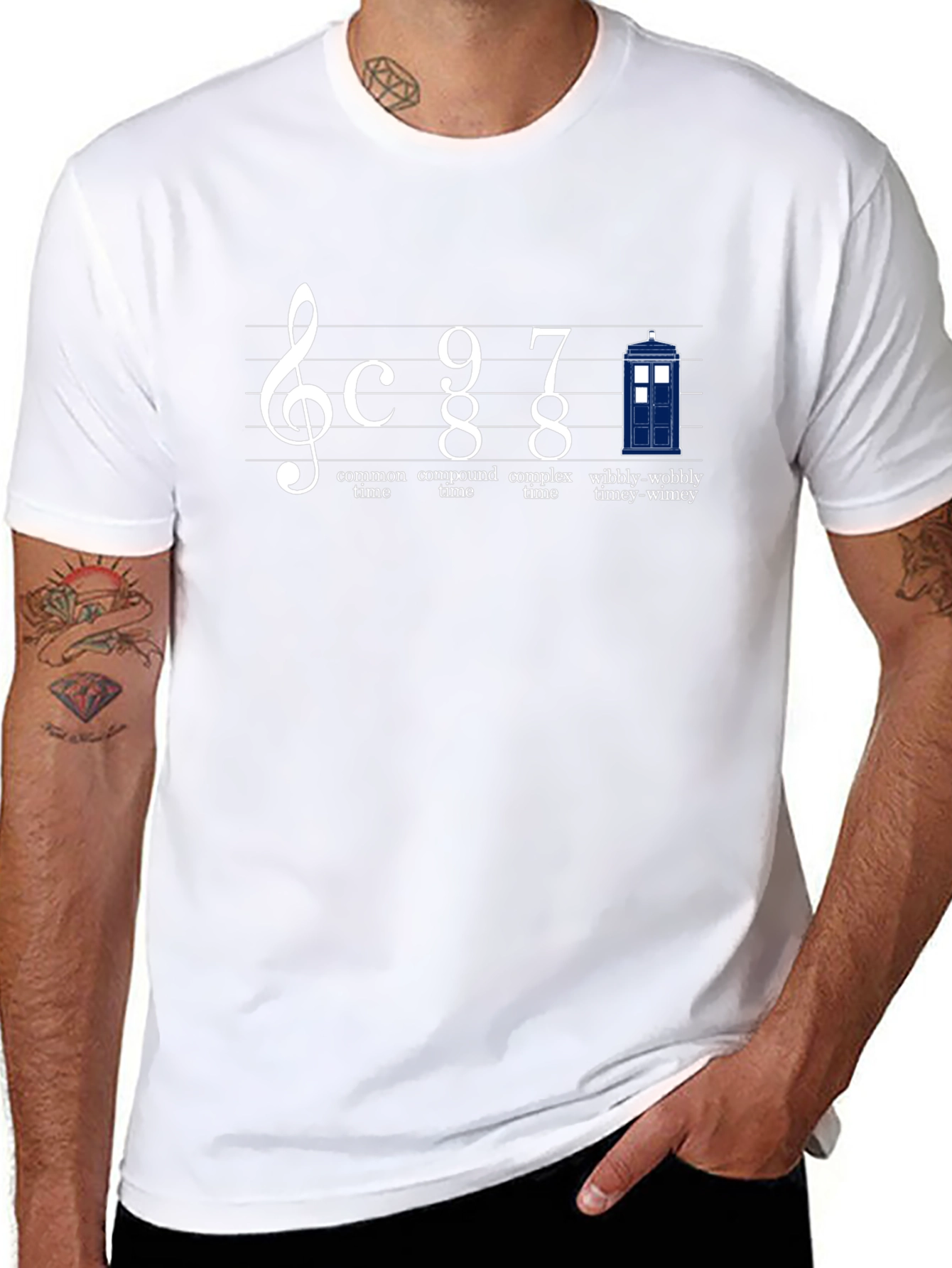 Doctor Who Time Music T-Shirt