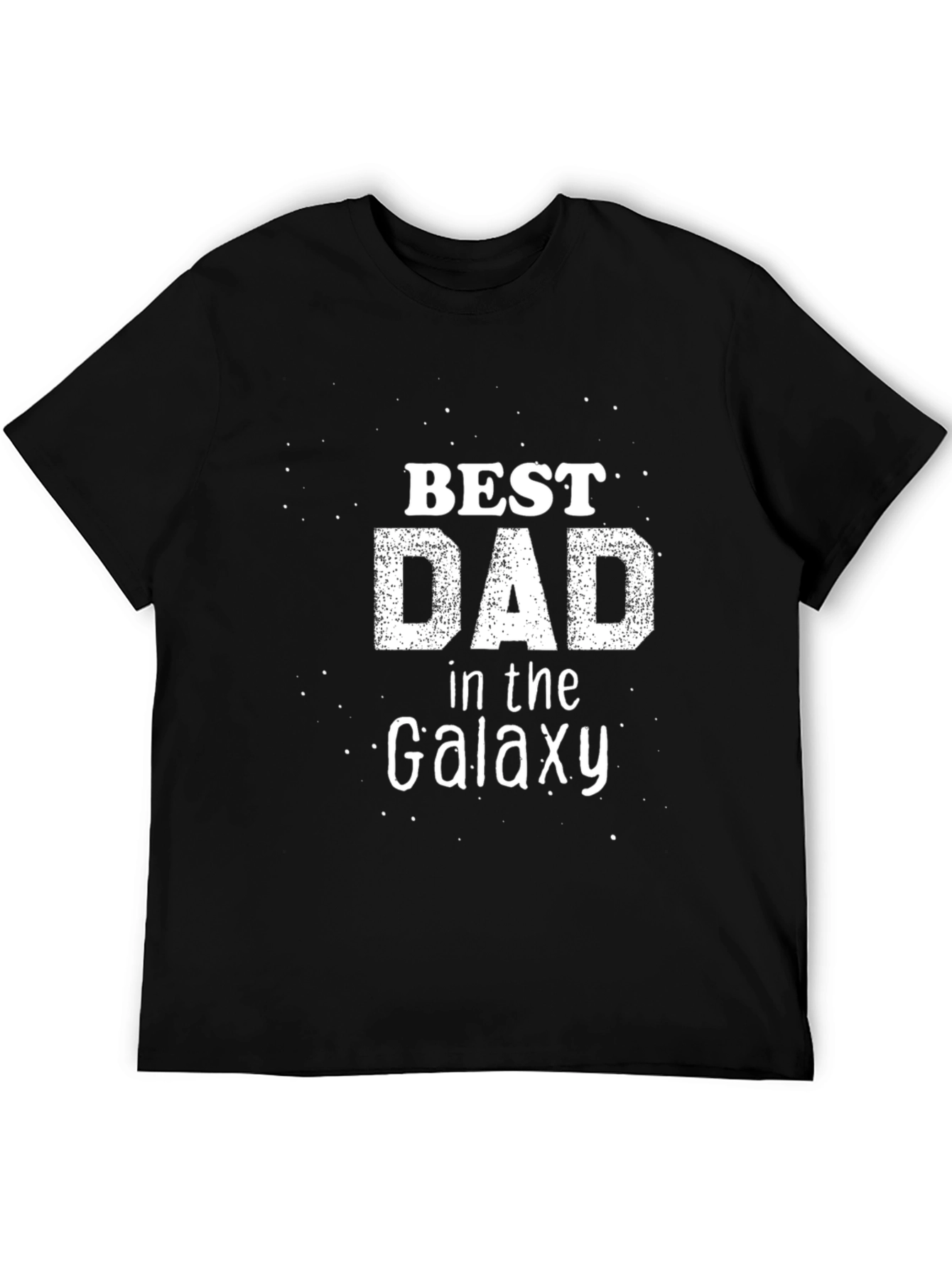 Best Dad in the Galaxy Black T-Shirt