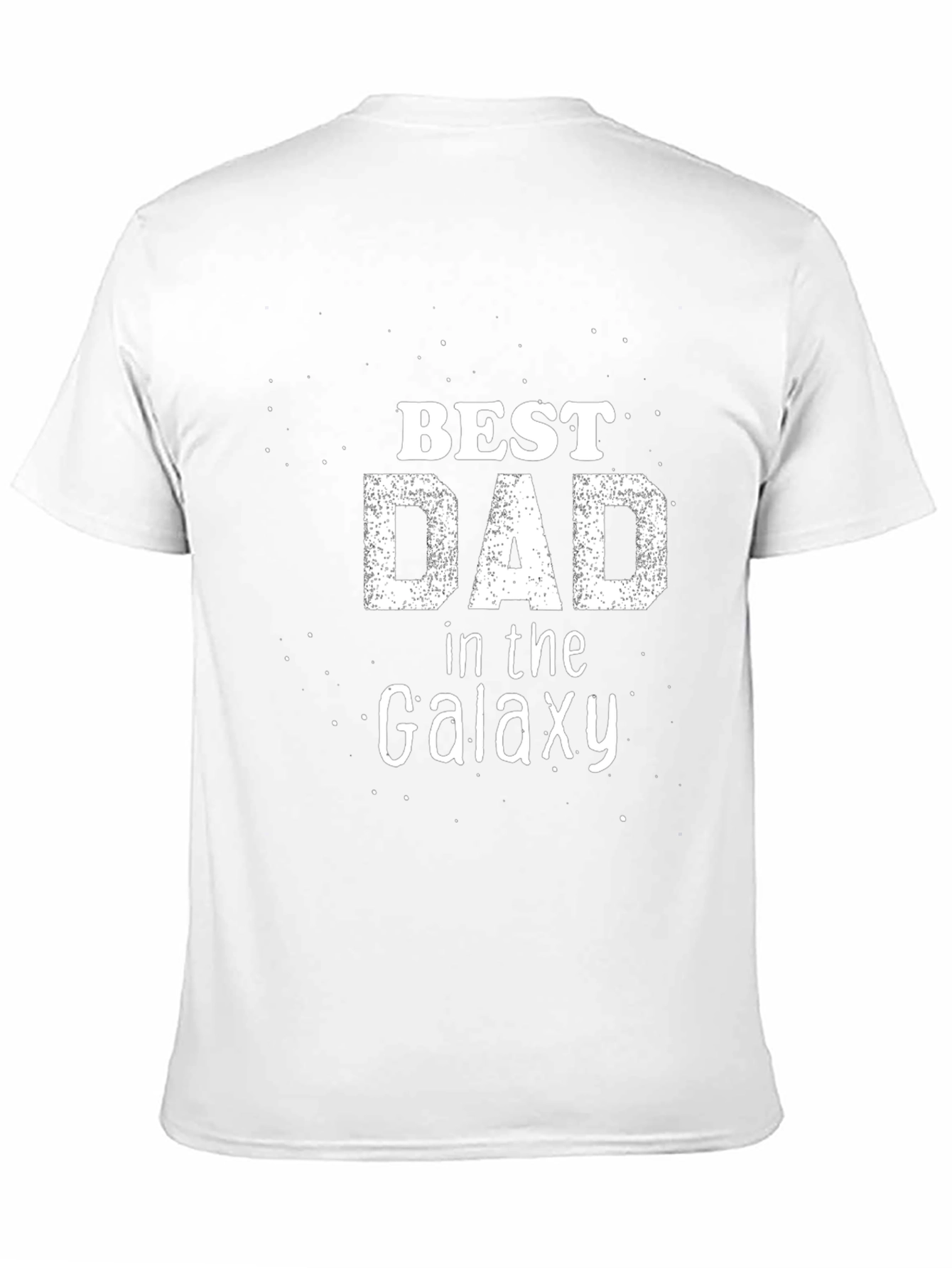 Best Dad in the Galaxy Black T-Shirt