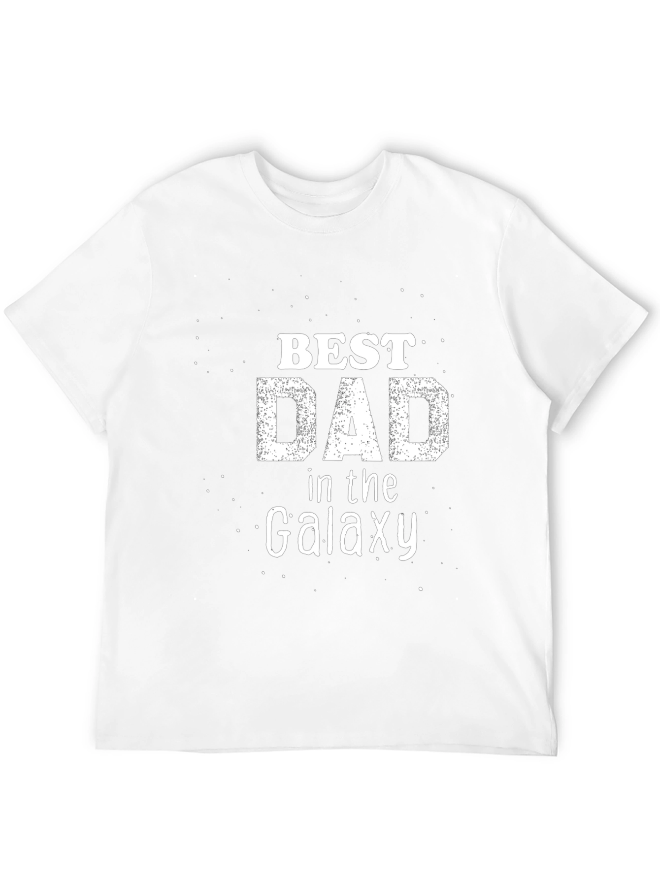 Best Dad in the Galaxy Black T-Shirt