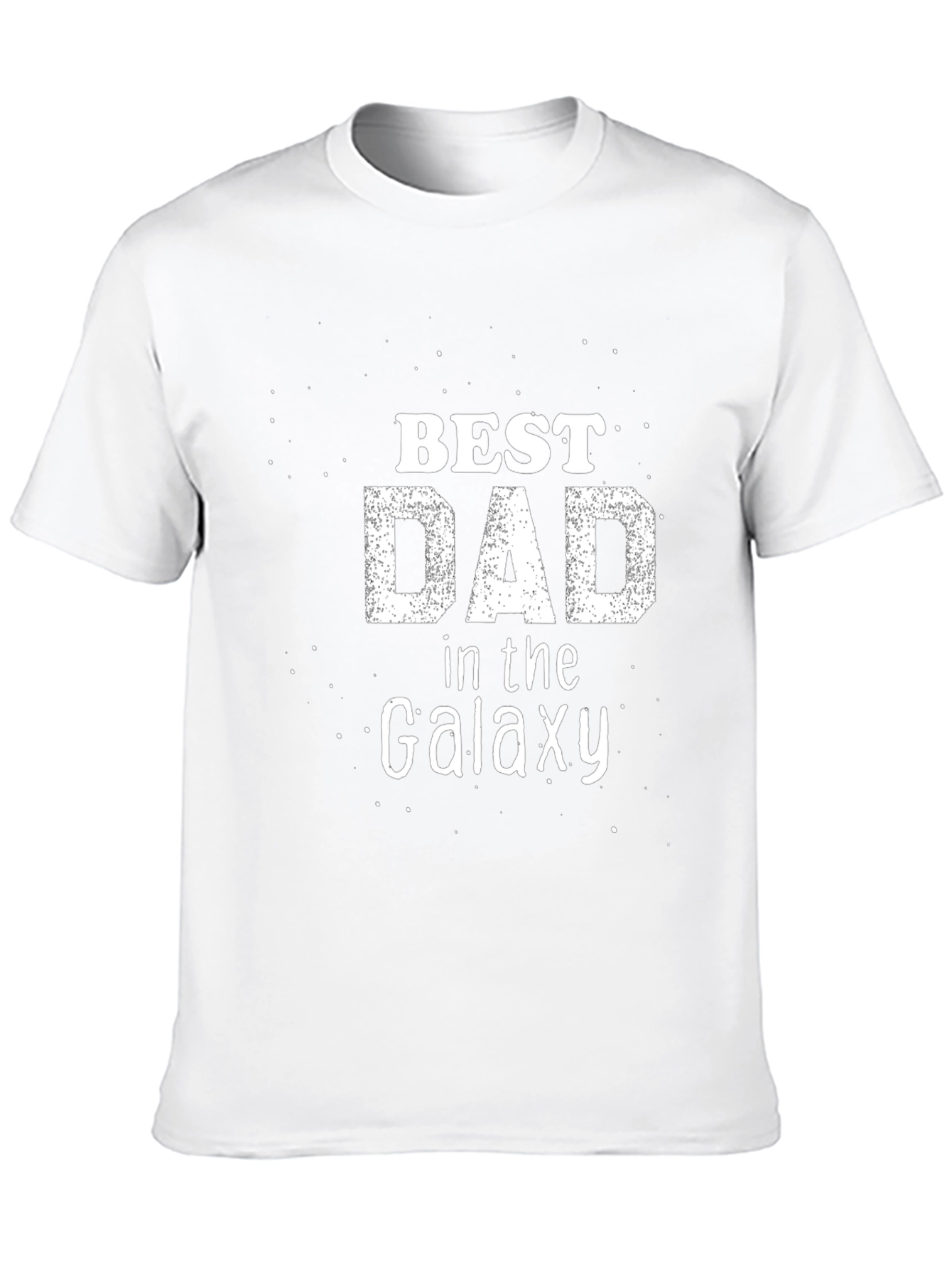 Best Dad in the Galaxy Black T-Shirt