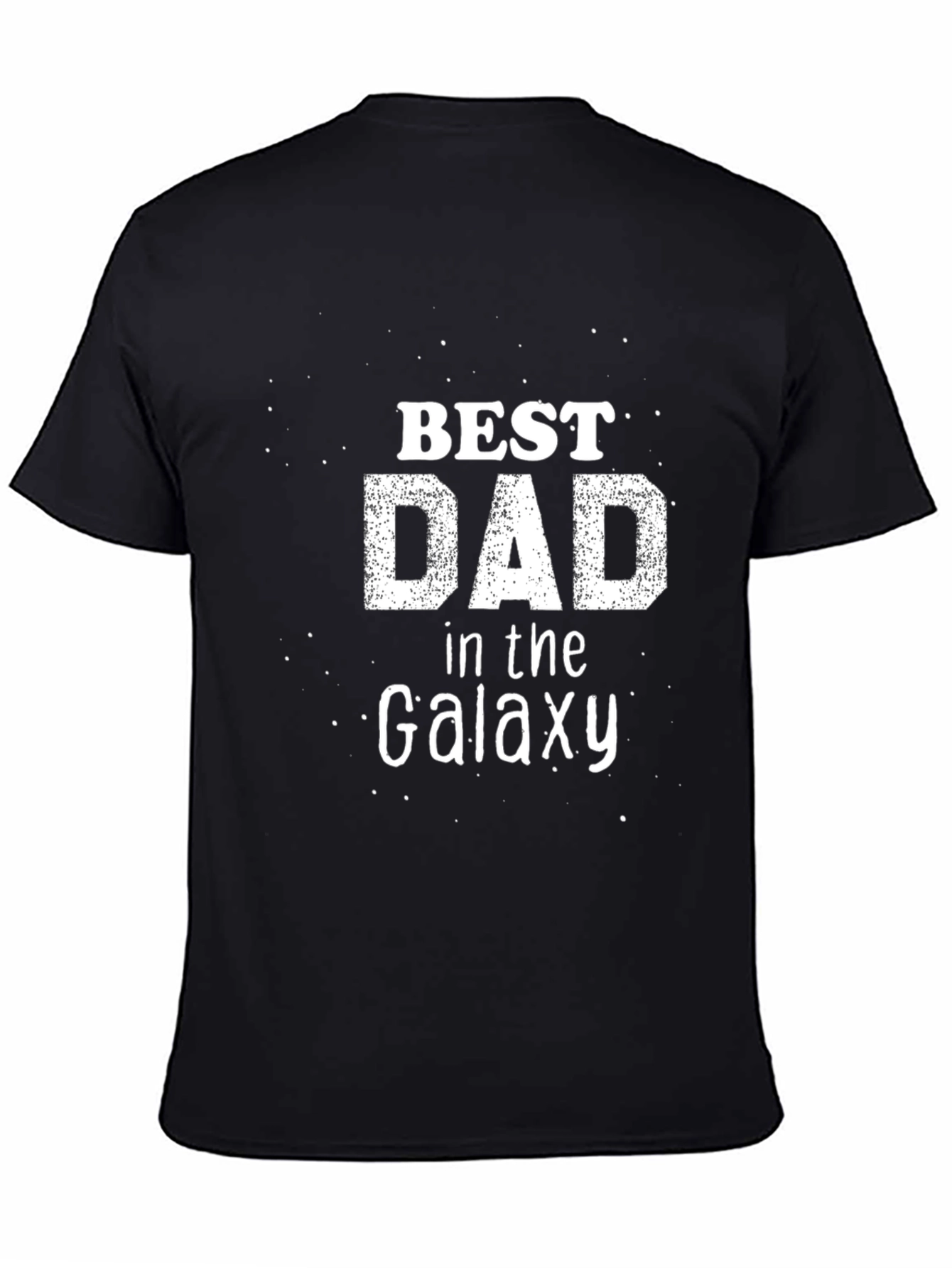 Best Dad in the Galaxy Black T-Shirt