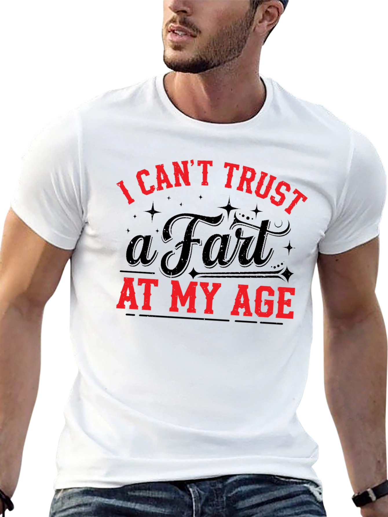 Funny I Cant Trust a Fart Graphic T-Shirt