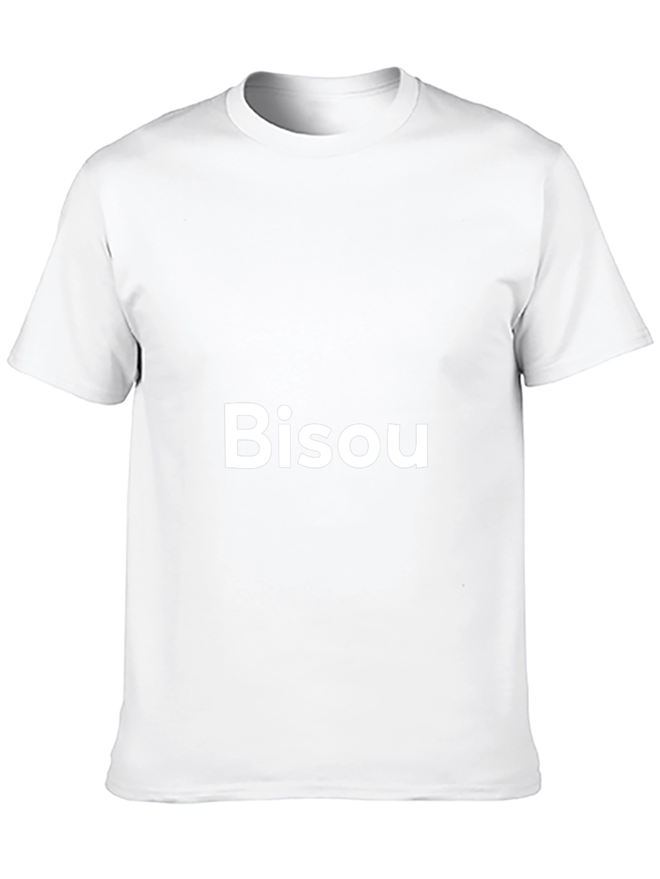 Bisou Graphic Tee - Black Cotton Comfort