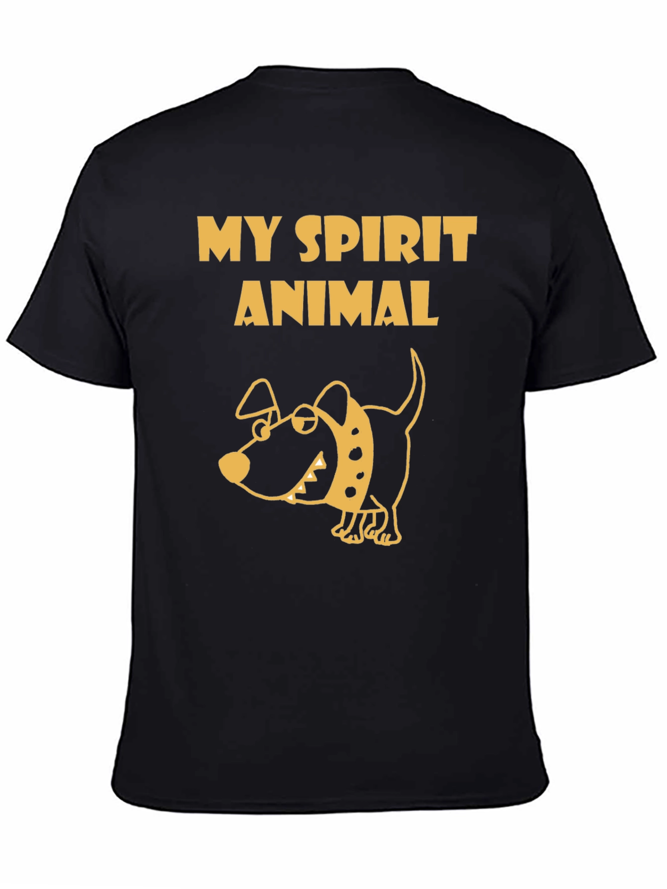 My Spirit Animal Dog T-Shirt - Black