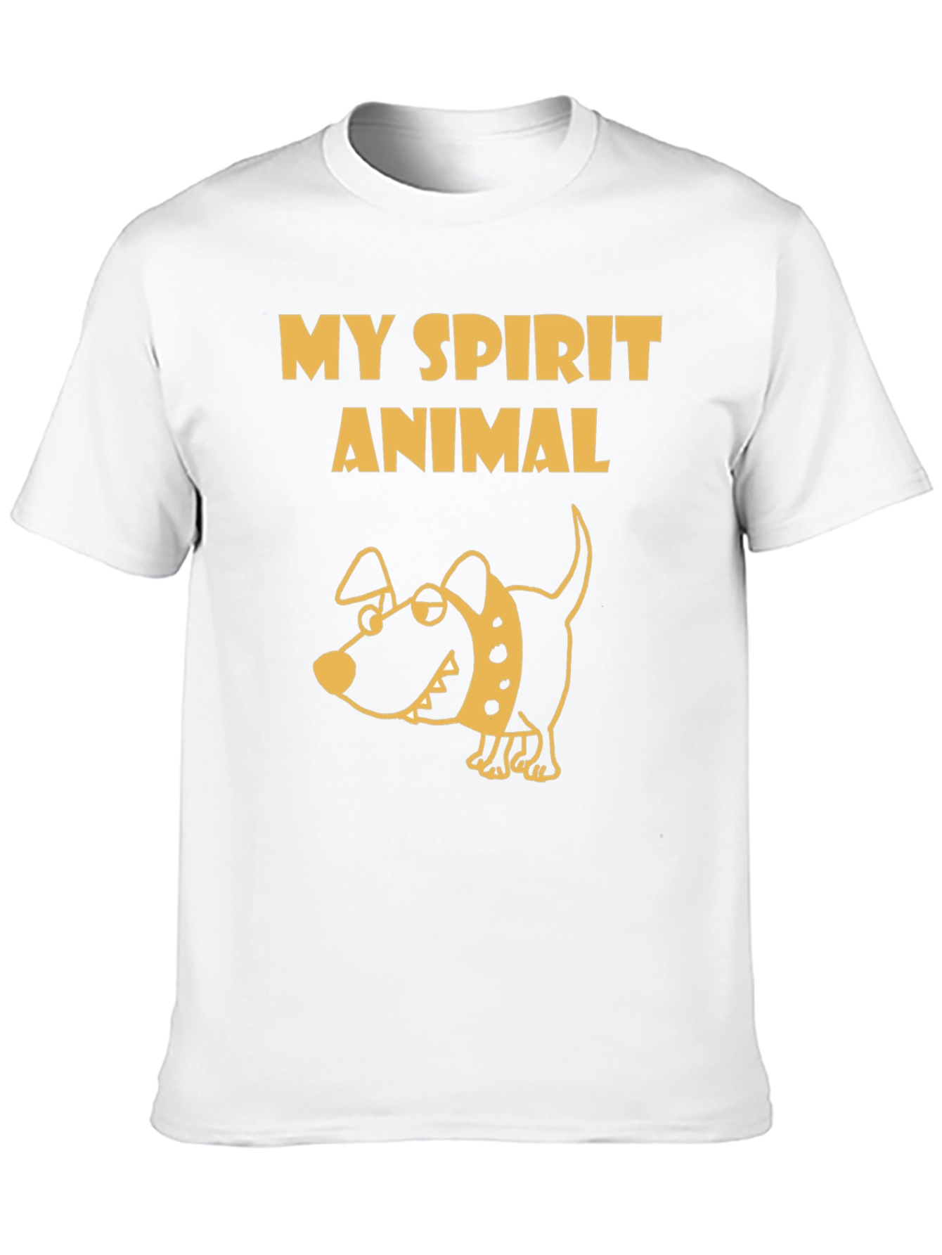 My Spirit Animal Dog T-Shirt - Black