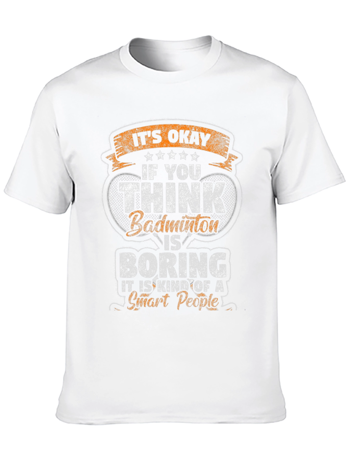 Badminton Smart People Graphic Tee
