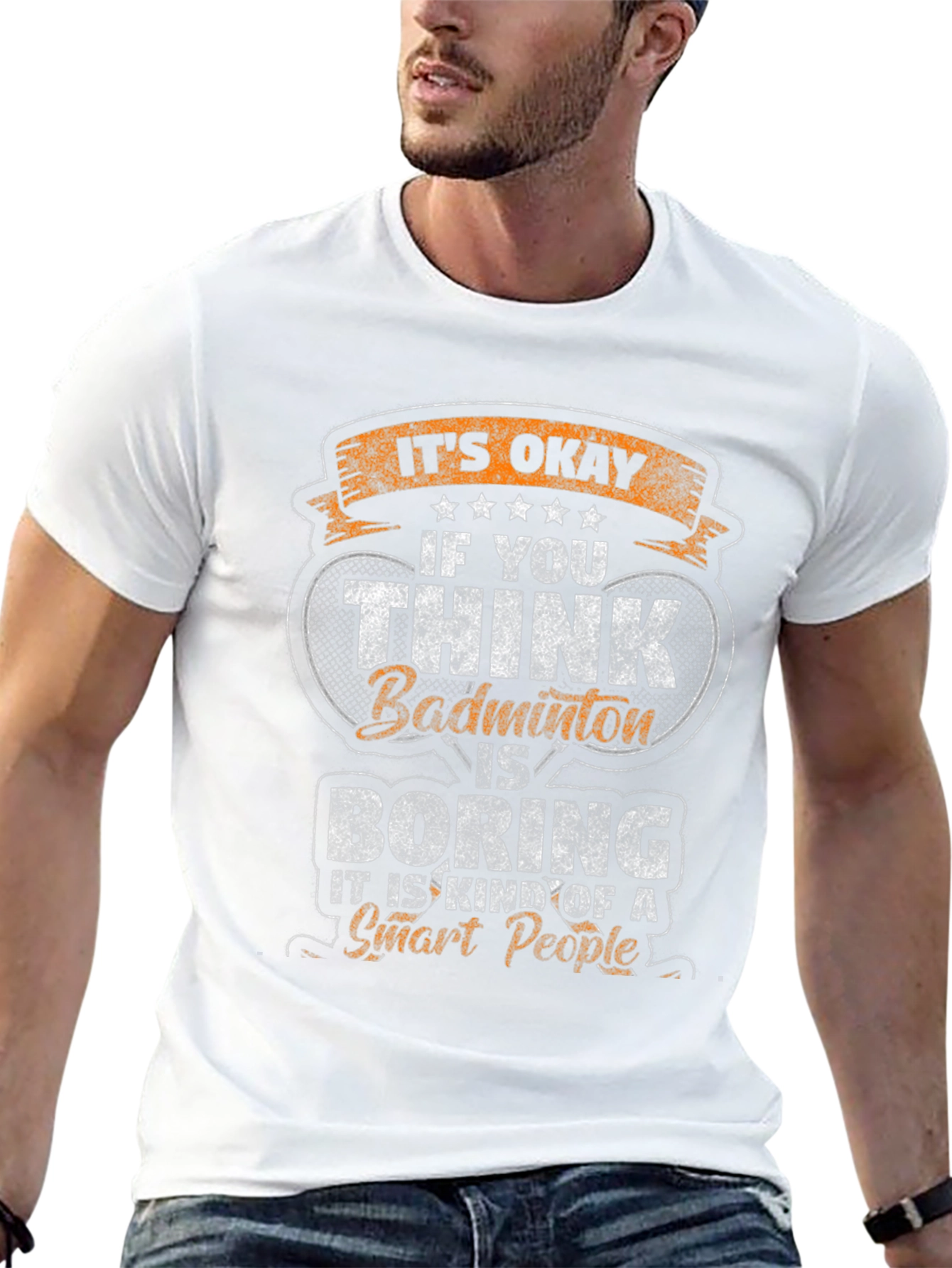 Badminton Smart People Graphic Tee