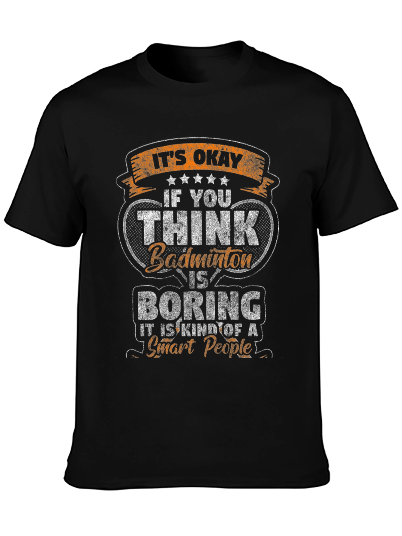 Badminton Smart People Graphic Tee