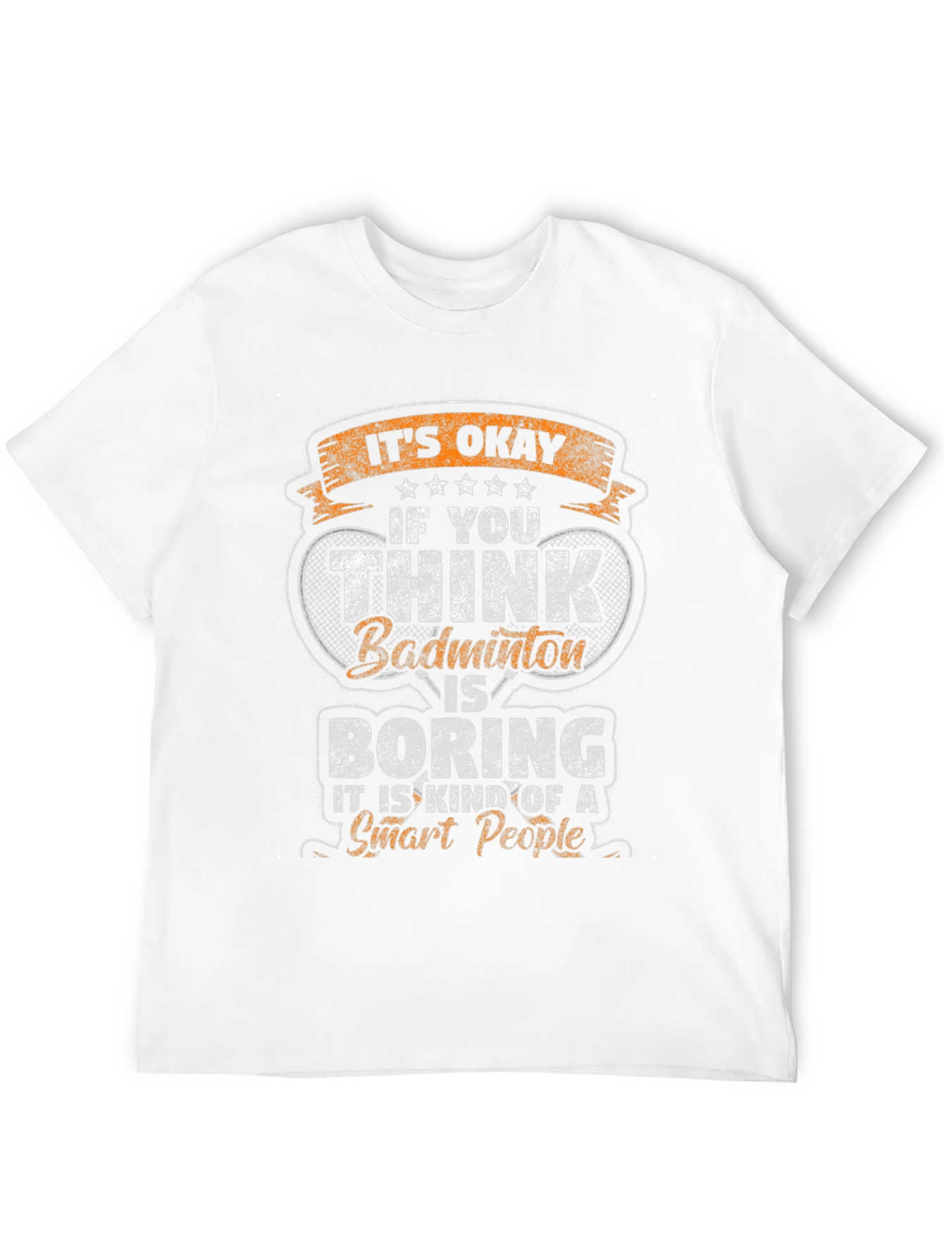 Badminton Smart People Graphic Tee