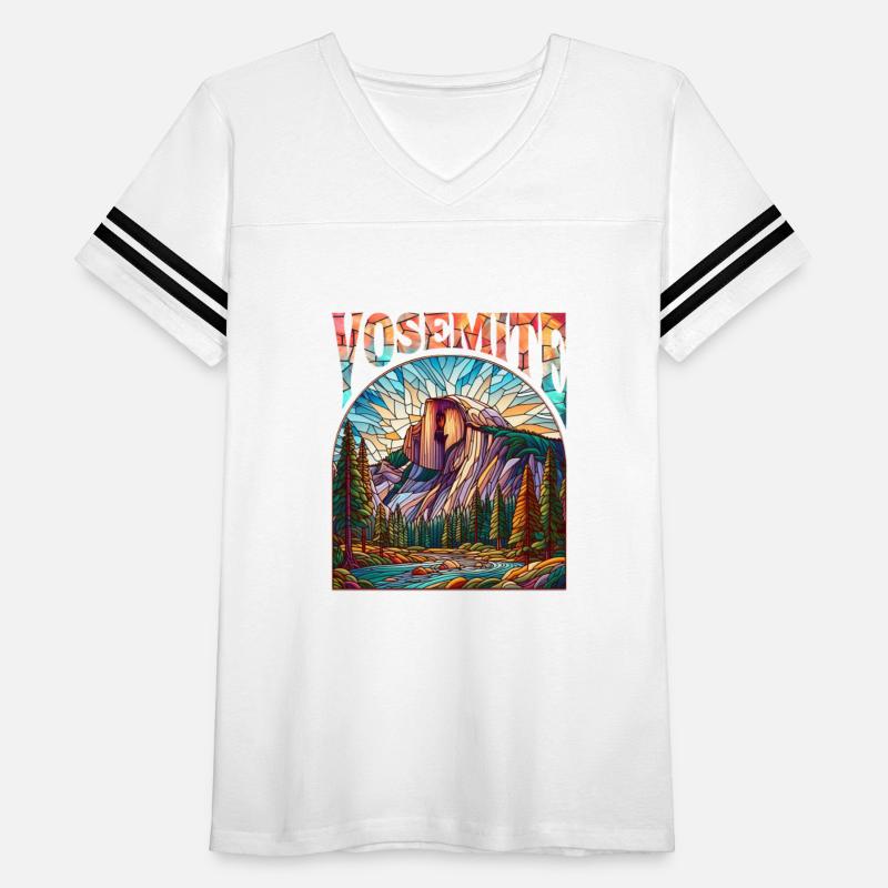 Yosemite National Park Stained Glass Art Look