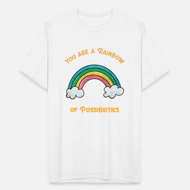 You Are A Rainbow of Possibilities. Positive Words