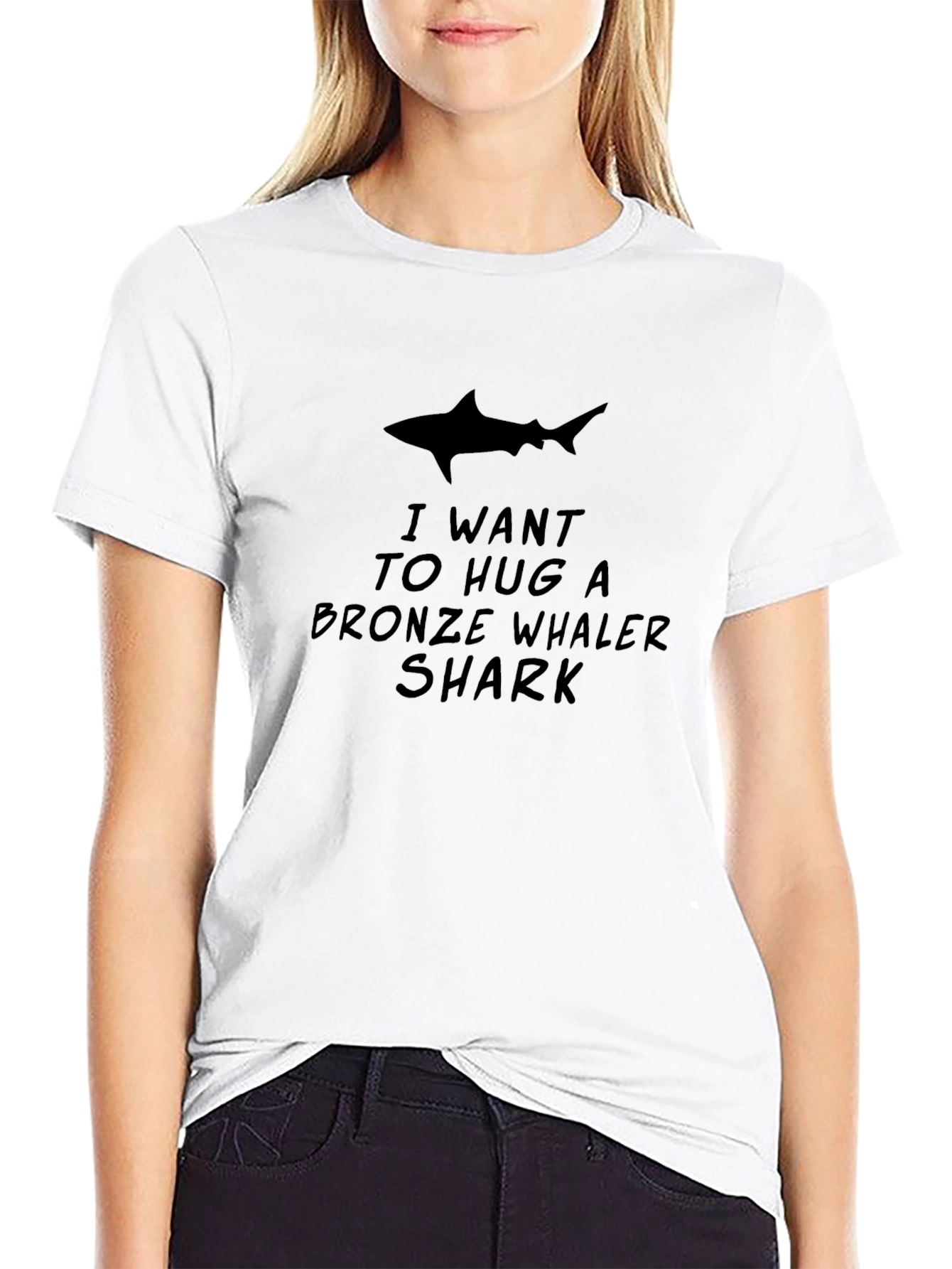 I Want to Hug a Bronze Whaler Shark T-Shirt