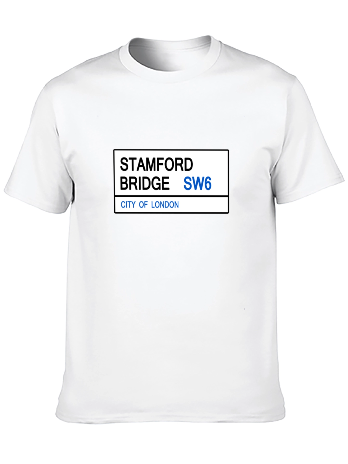 Stamford Bridge SW6 Black T-Shirt