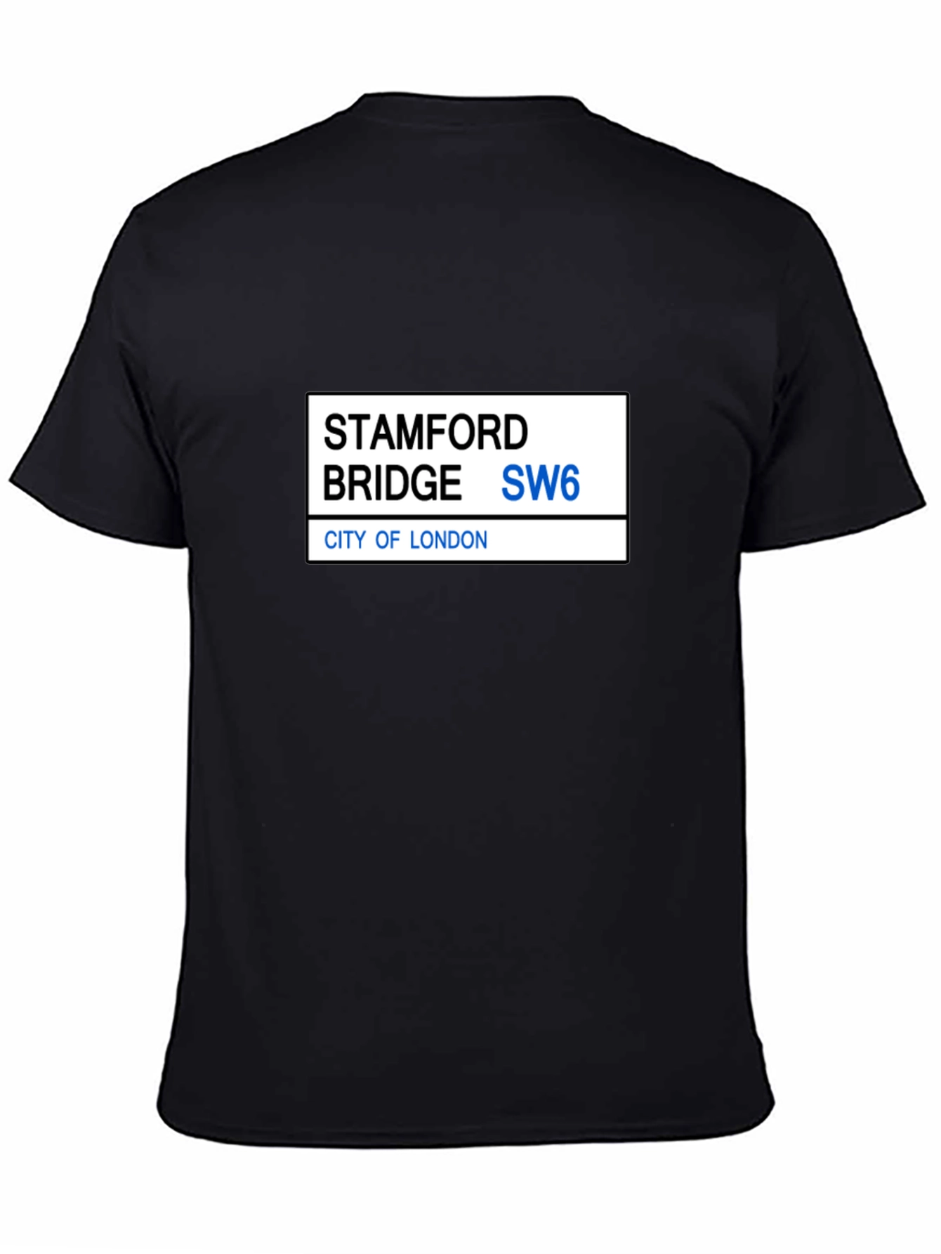 Stamford Bridge SW6 Black T-Shirt