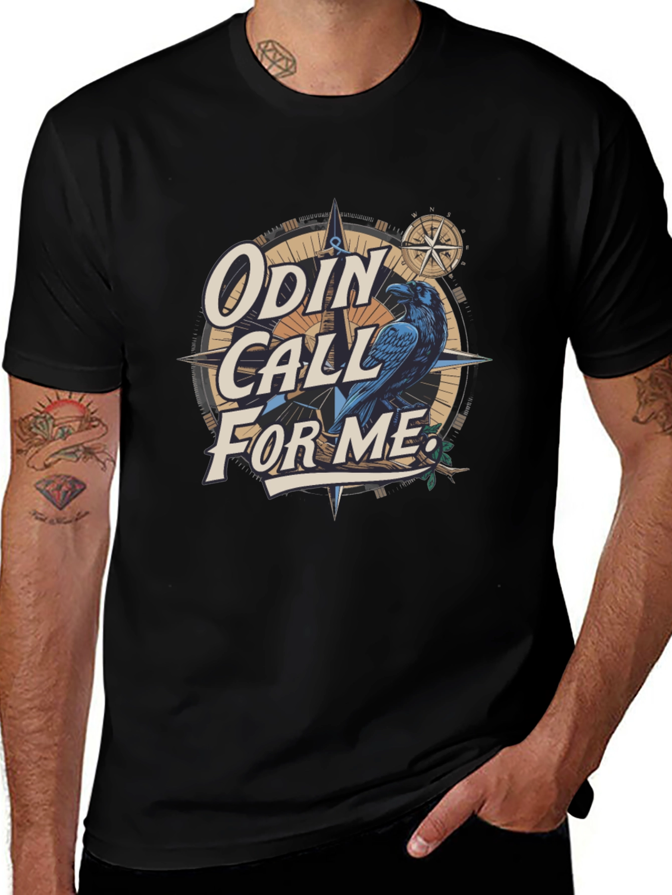 Odin Call For Me Raven T-Shirt