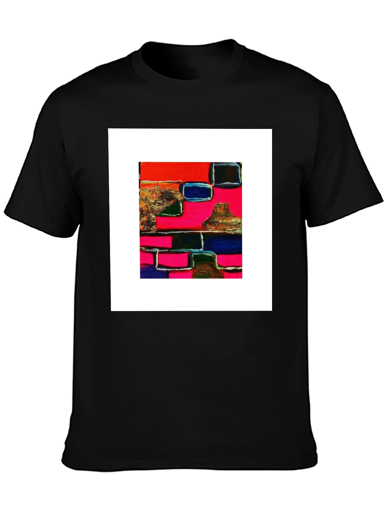 Abstract Art Graphic Tee - Modern Style