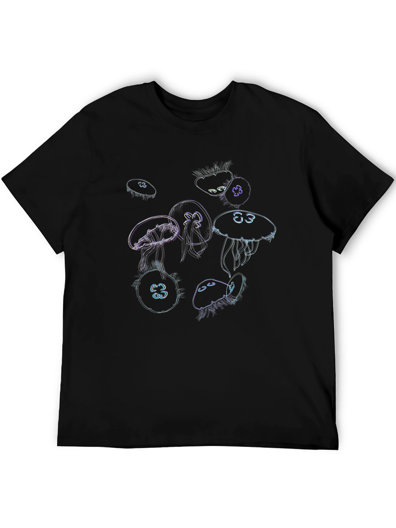Jellyfish Graphic Black T-Shirt