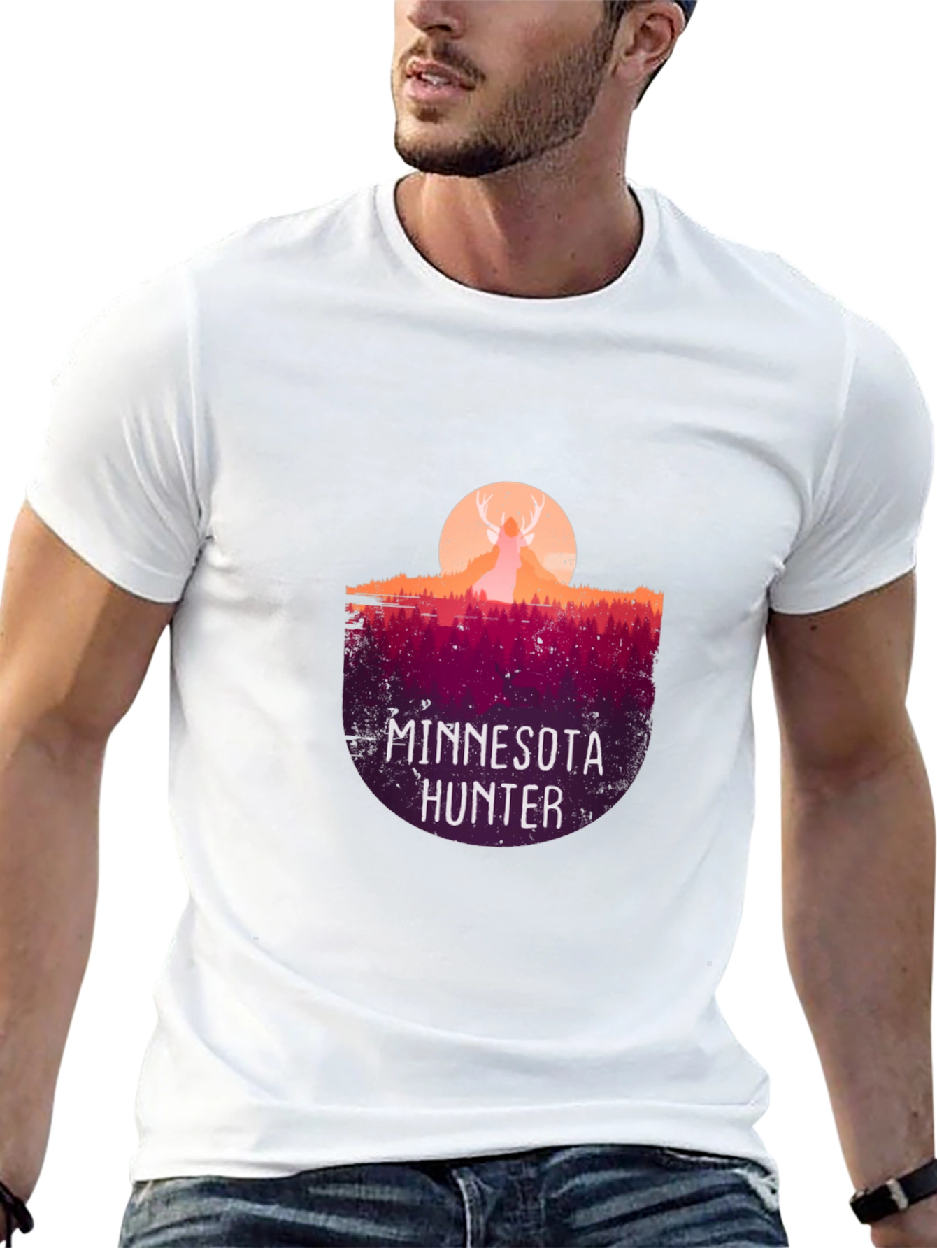 Minnesota Hunter T-Shirt - Deer Graphic Tee