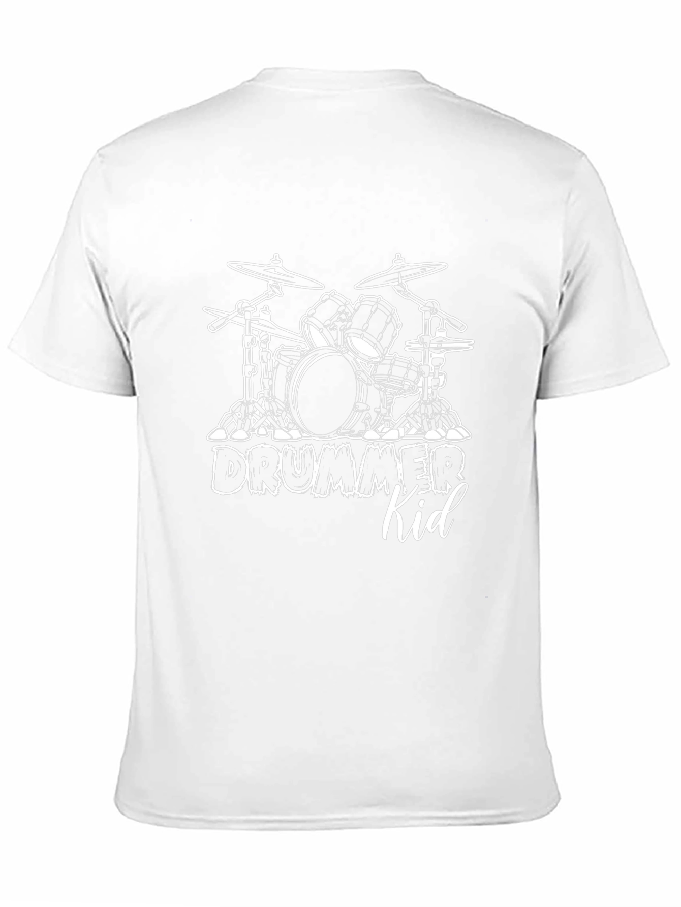 Drummer Kid Graphic Tee - Music Lover T-Shirt