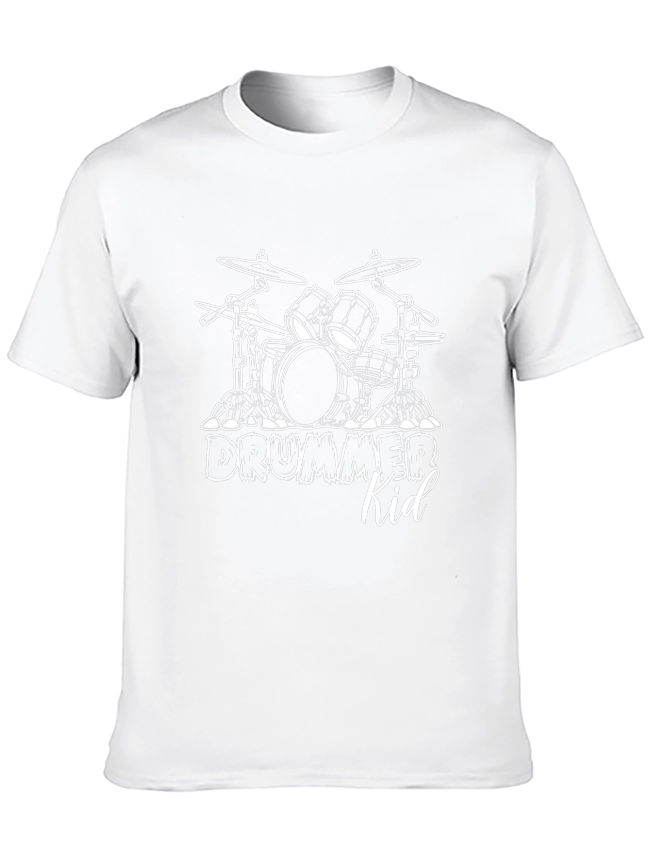 Drummer Kid Graphic Tee - Music Lover T-Shirt