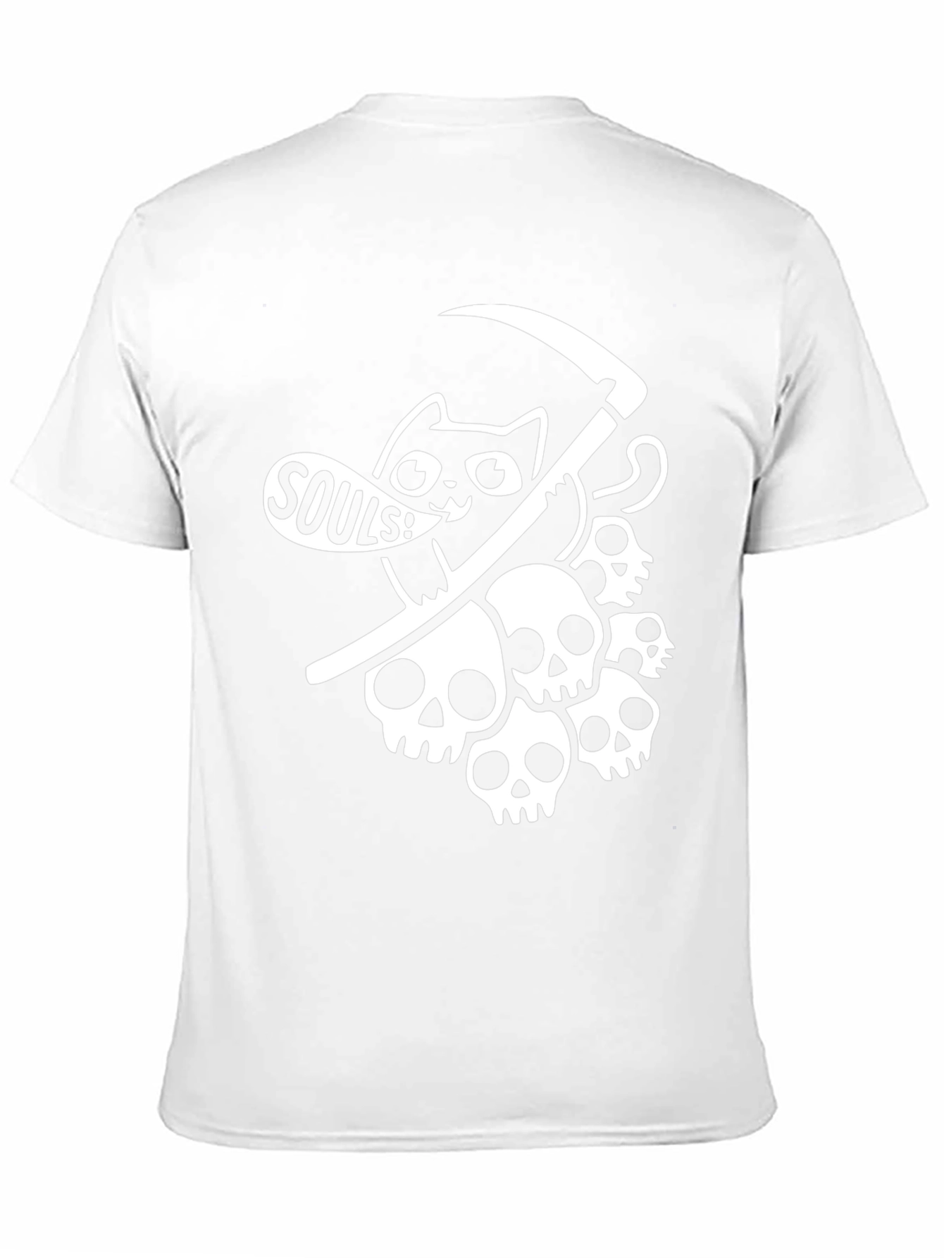 Grim Reaper Cat T-Shirt - Souls!