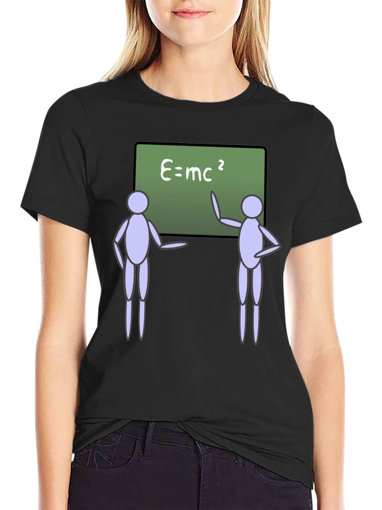 E=mc² Black T-Shirt