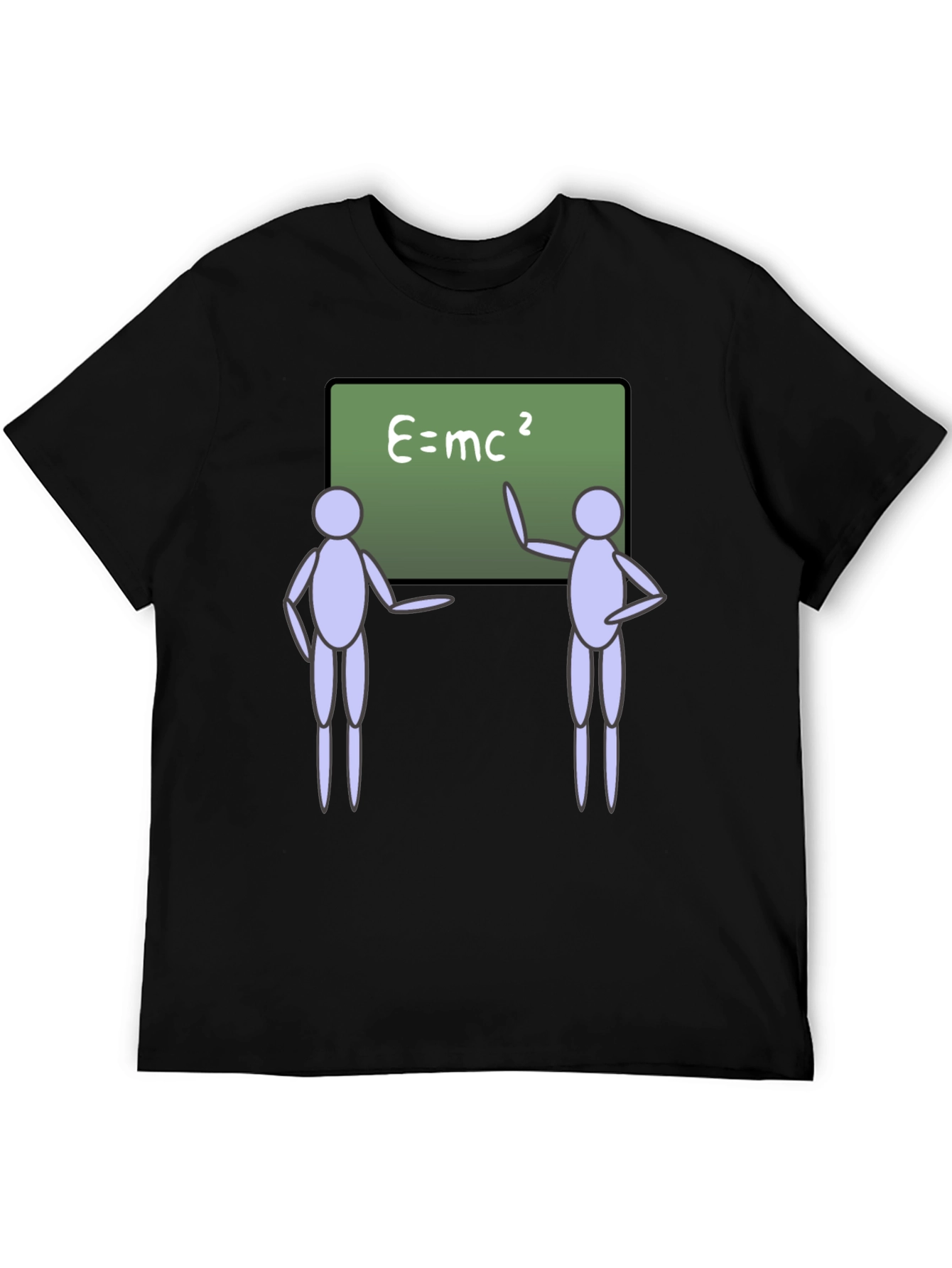 E=mc² Black T-Shirt