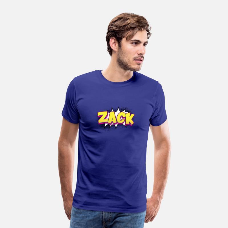 Zack Custom Name Comic Book Style Pop Art, Zack