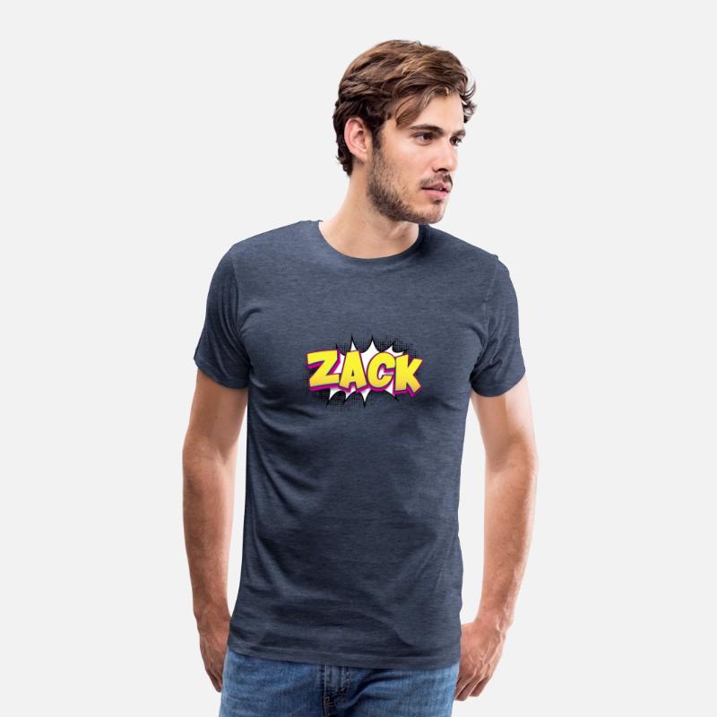 Zack Custom Name Comic Book Style Pop Art, Zack