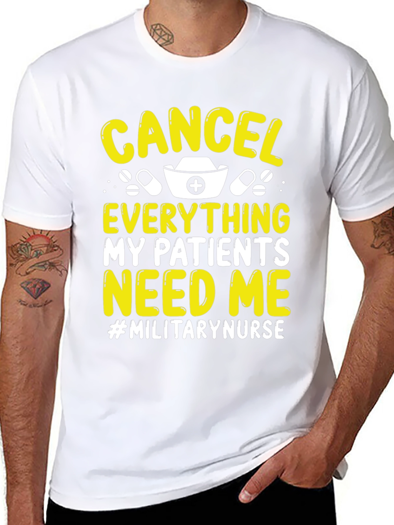 Military Nurse T-Shirt: Cancel Everything