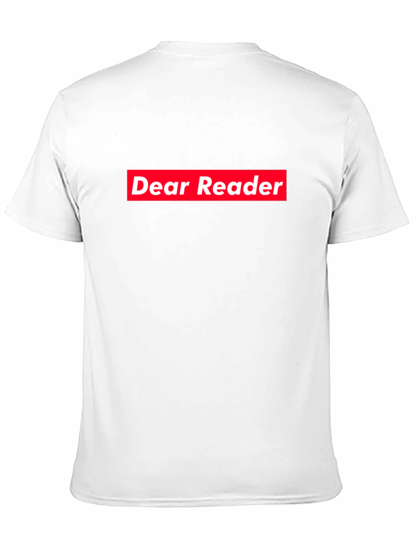 Dear Reader Graphic Tee - Black Cotton Blend