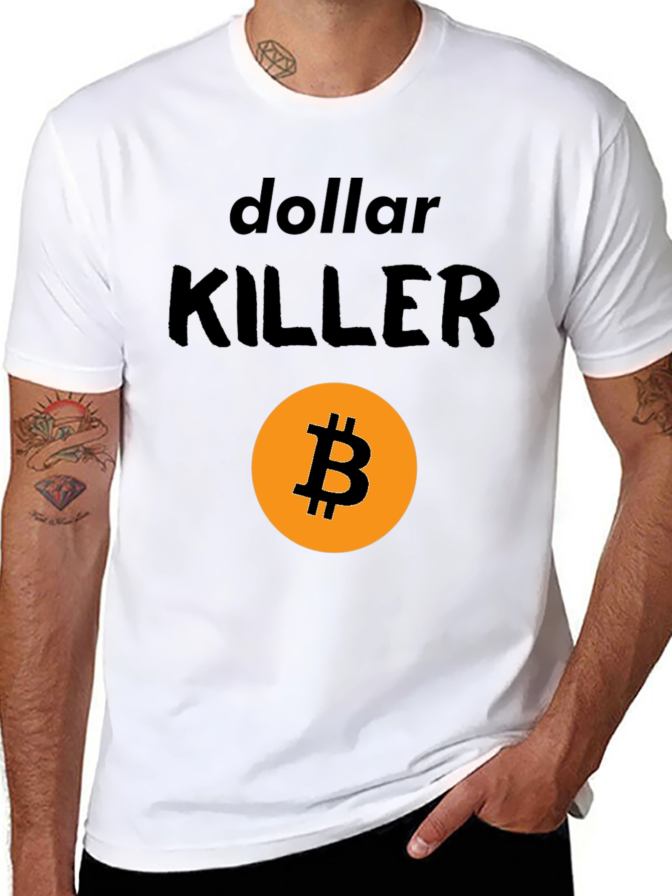 Dollar Killer Bitcoin T-Shirt - Crypto Enthusiast Apparel