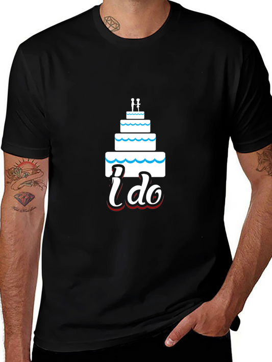 I Do Wedding Cake Graphic Tee