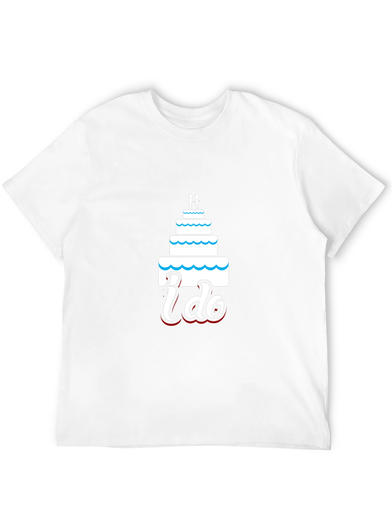 I Do Wedding Cake Graphic Tee