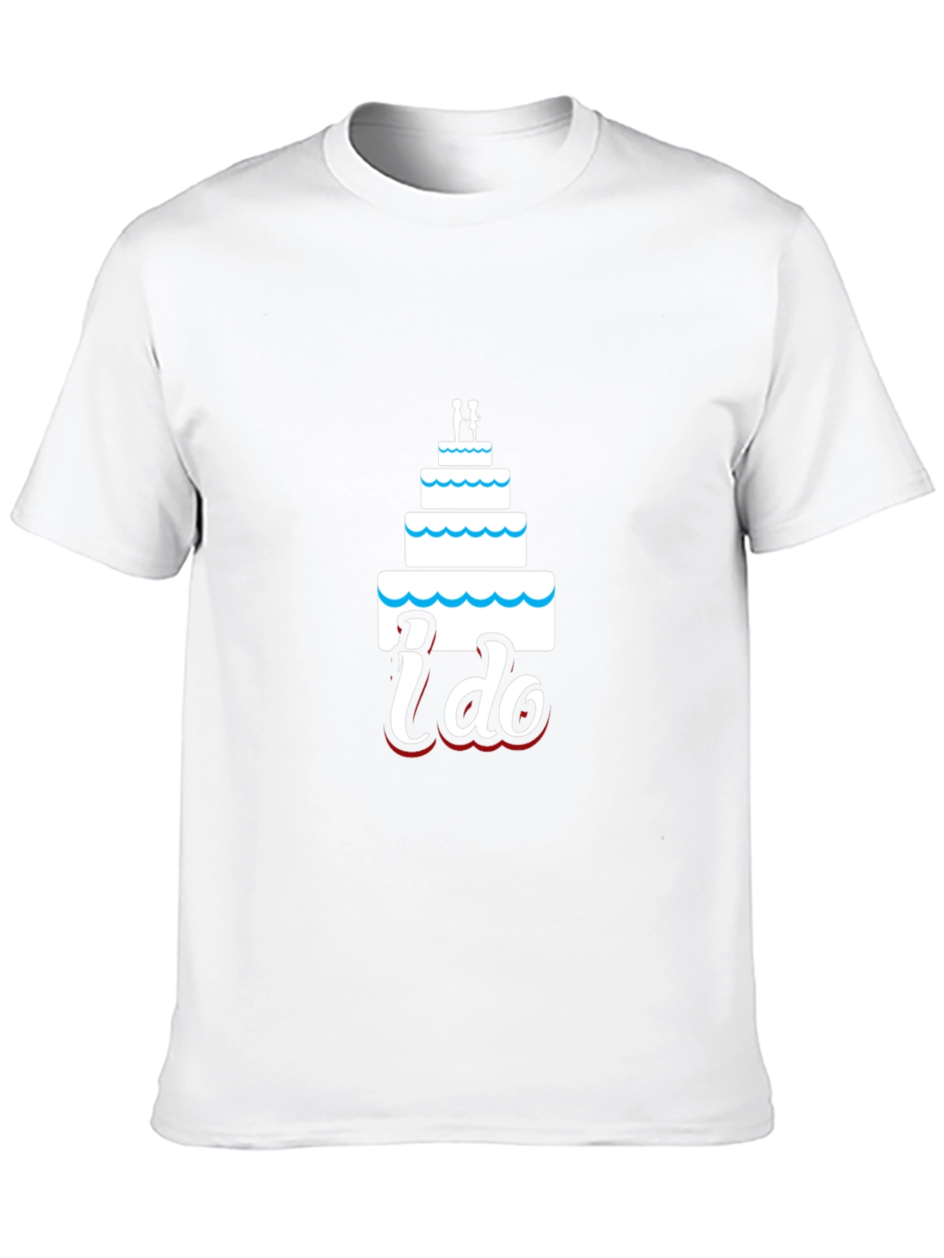 I Do Wedding Cake Graphic Tee