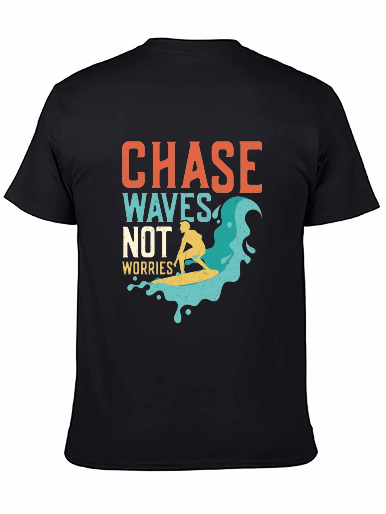Chase Waves Graphic Tee - Surfer T-Shirt
