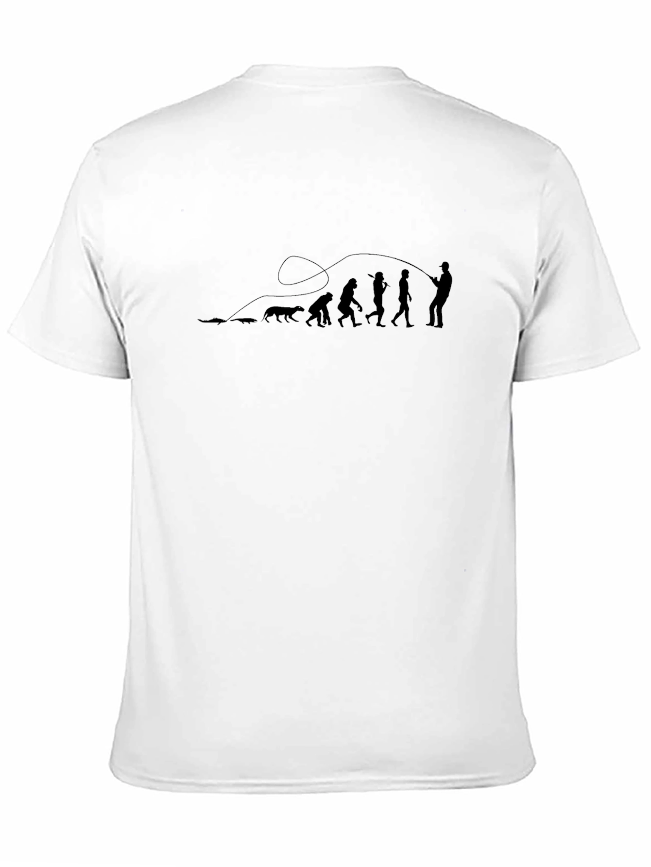 Fishing Evolution Black T-Shirt